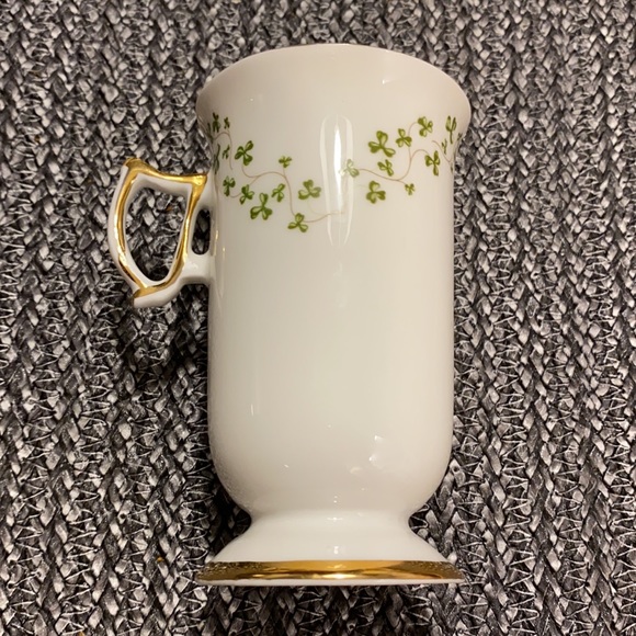 Royal Tara Irish Coffee Mug with Green Cloves - Picture 3 of 11